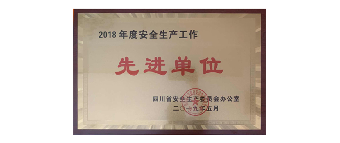 AG真人娱乐集团获评2018年度清静生产先进单位